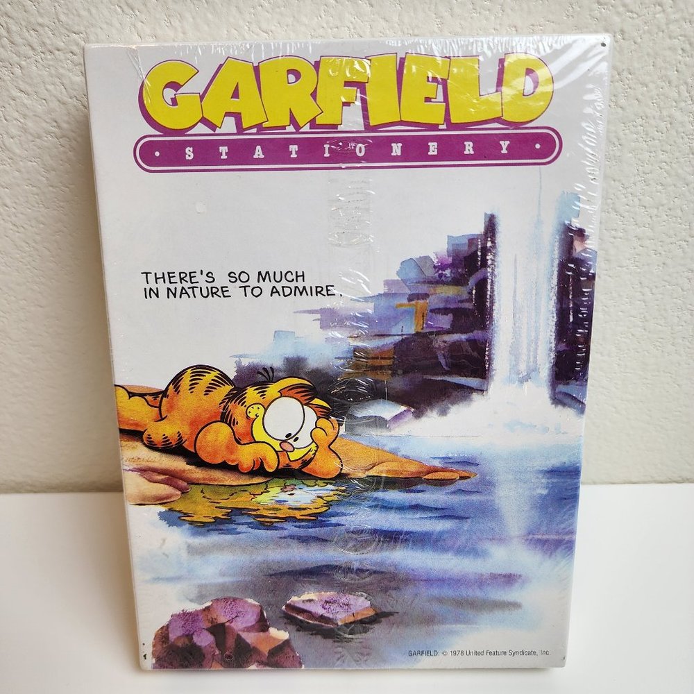 Vintage Garfield the Cat Stationery Set 1978